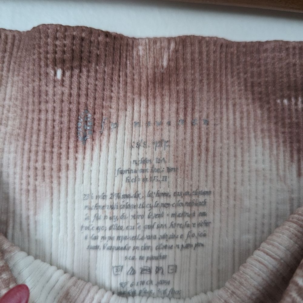 Free People FP Movement pink tie dye Good Karma seamless high waisted leggings - Picture 3 of 5